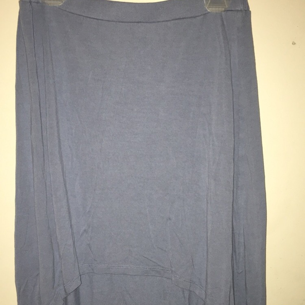Blue Girls High Low Skirt